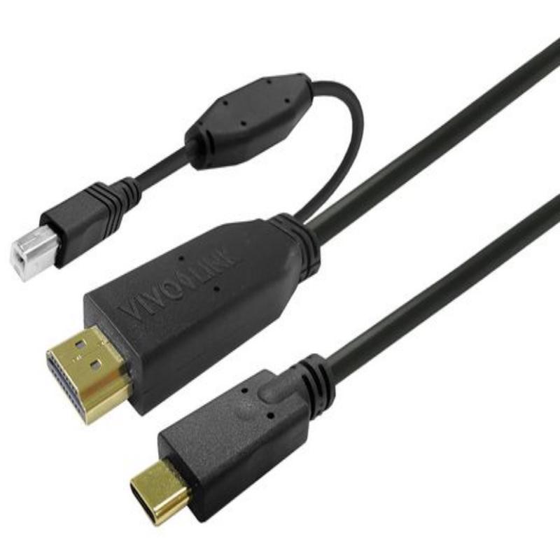 Vivolink 3m Touchscreen Cable,Black | PROUSBCHDMIUSBB3
