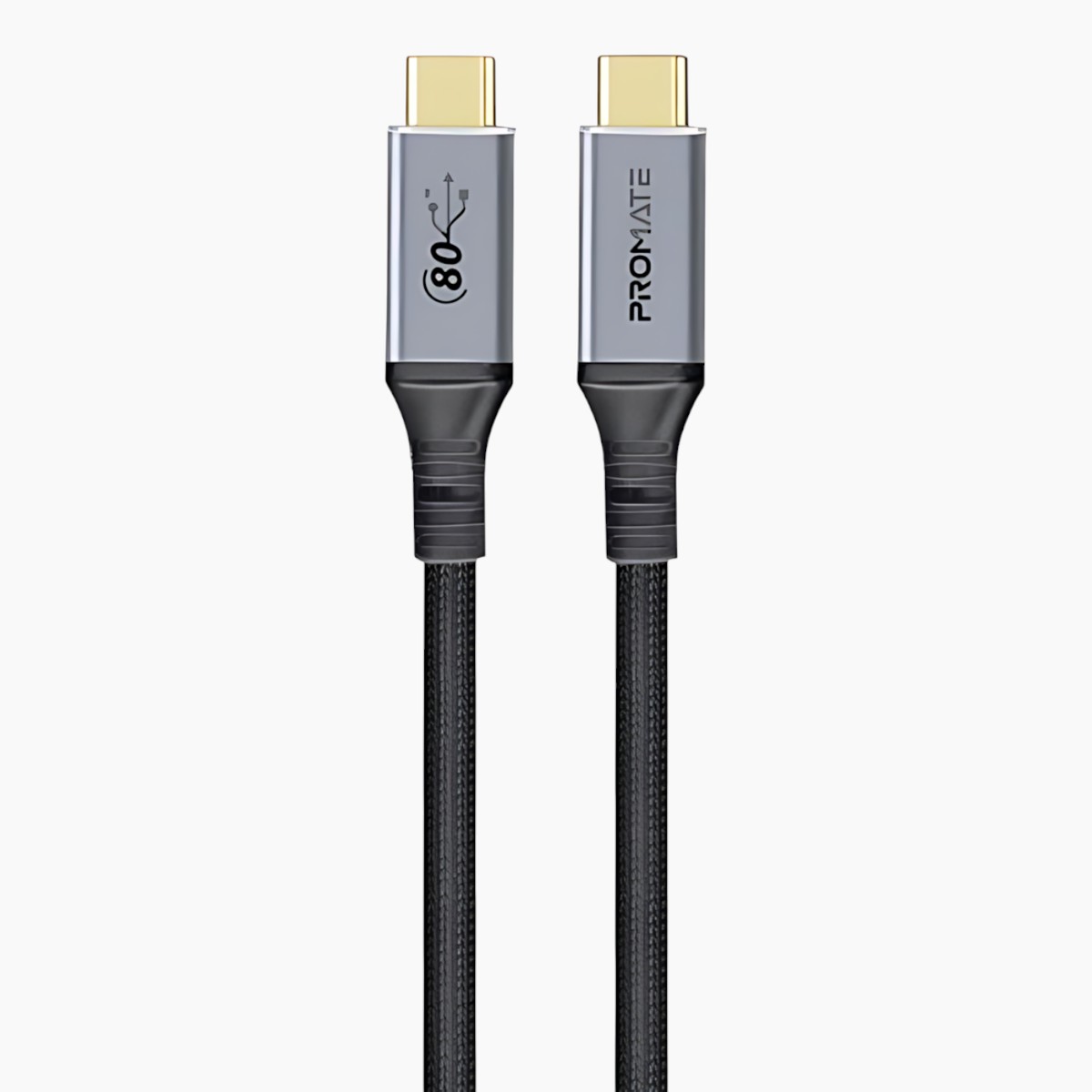 PROMATE PowerBolt 5-80G USB-C Charging Cable