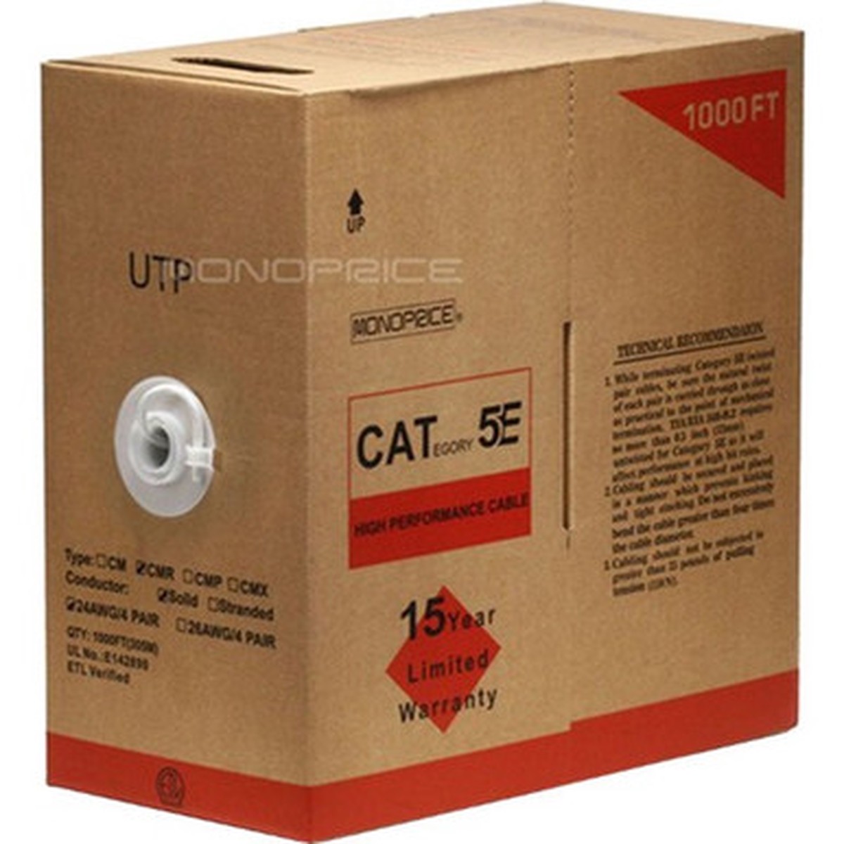 Monoprice Cat. 5e UTP Network Cable - 884