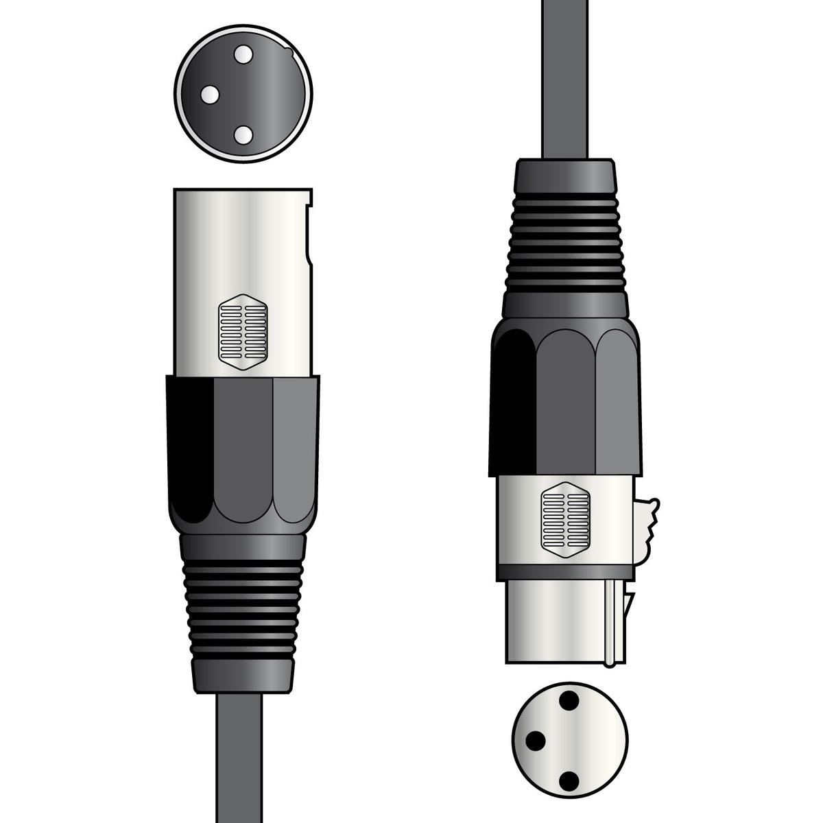 QTX 20m DMX Lighting Cables