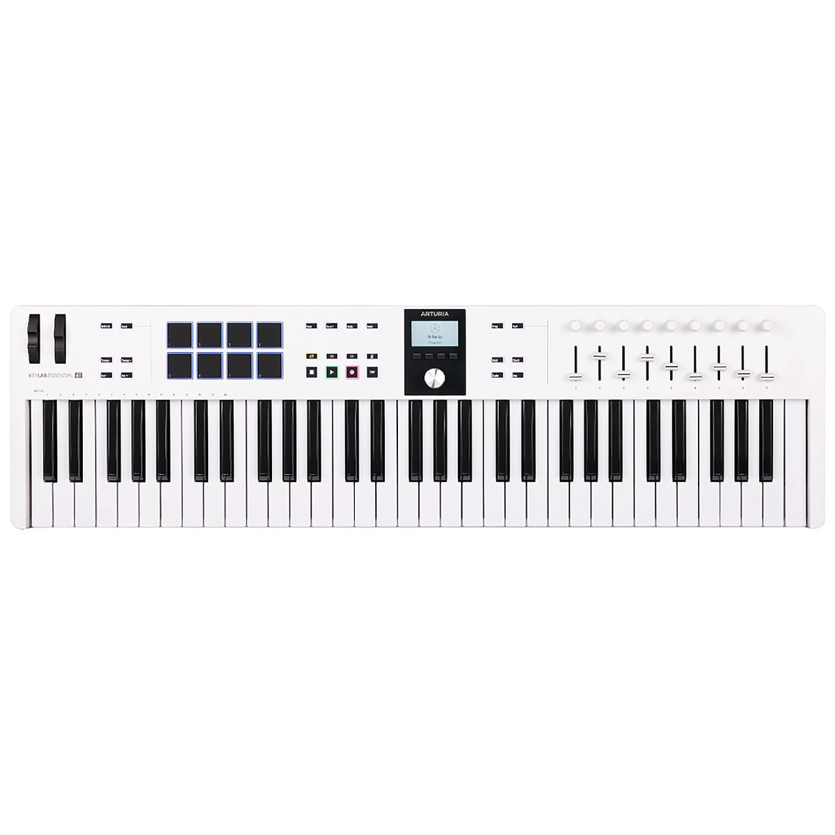 Arturia KeyLab Essential mk3 61-Key Keyboard MIDI Controller - White