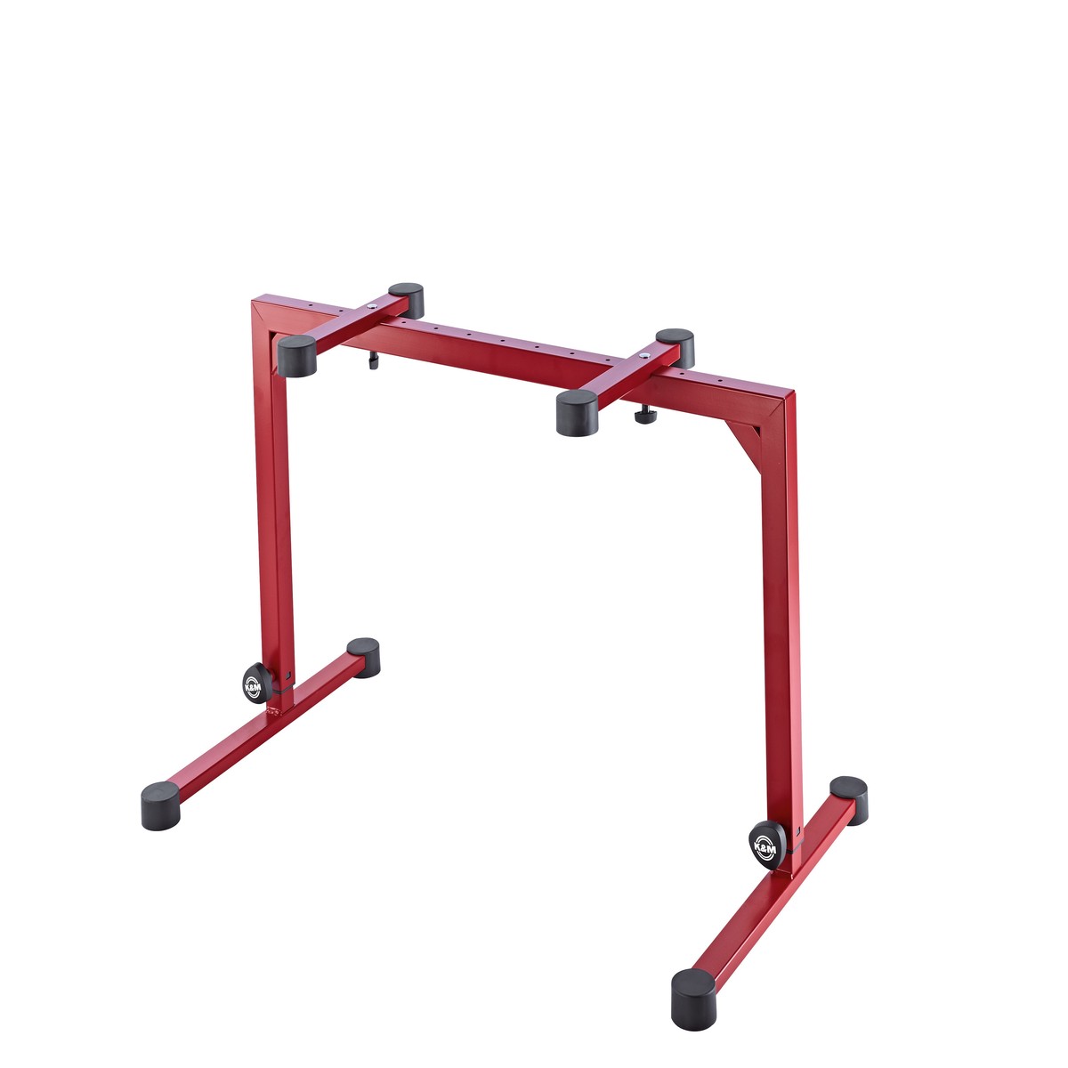 K&M 18810 Table-style keyboard stand Omega, Ruby Red