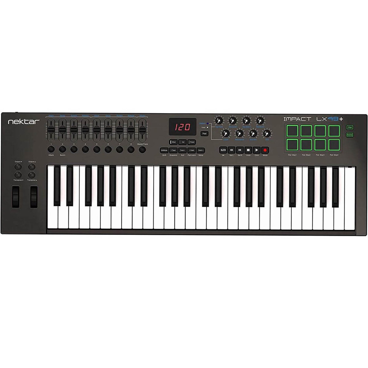 Nektar Impact LX49+ 49-Key Keyboard MIDI Controller