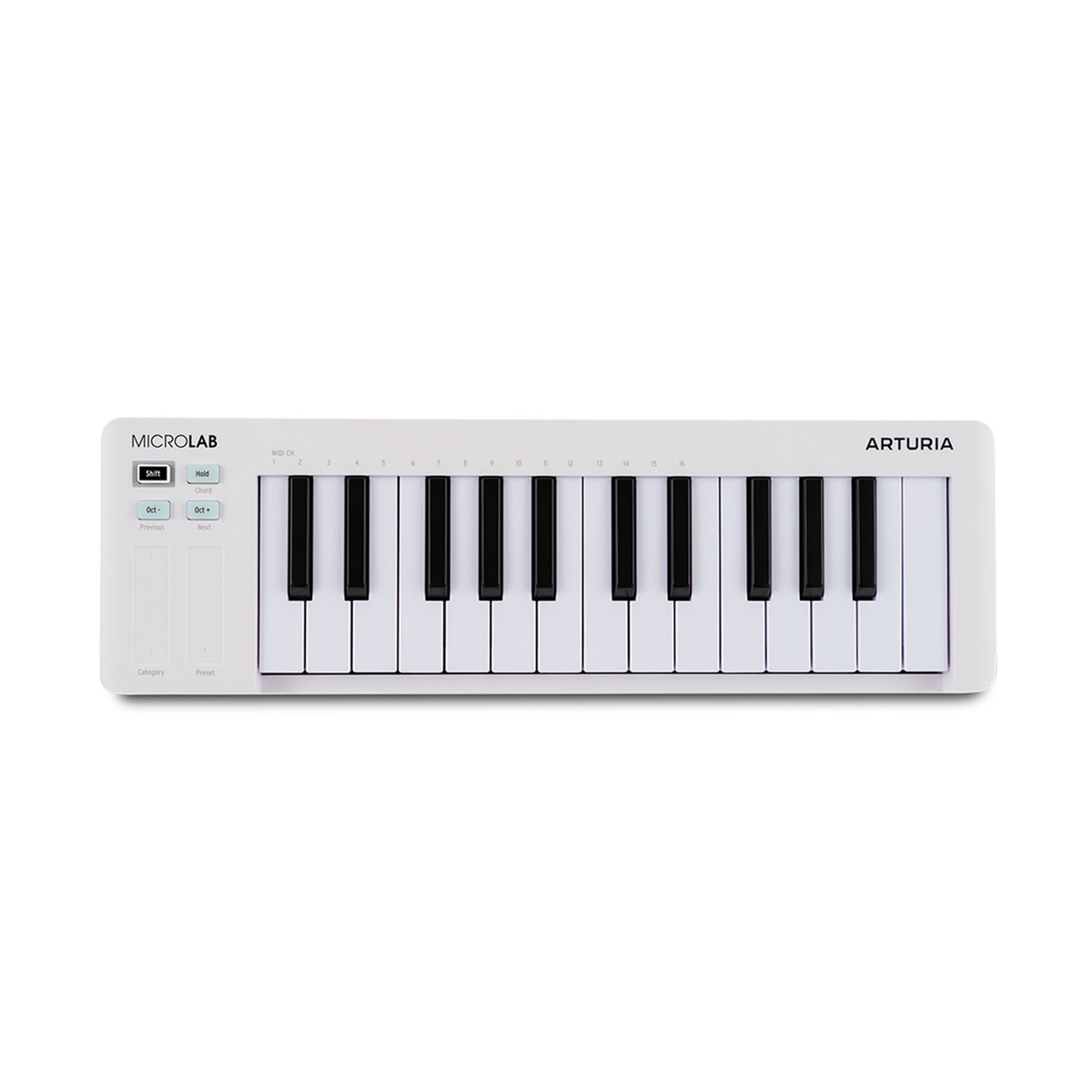 Arturia MicroLab Mk3 25-Key Universal MIDI Controller White