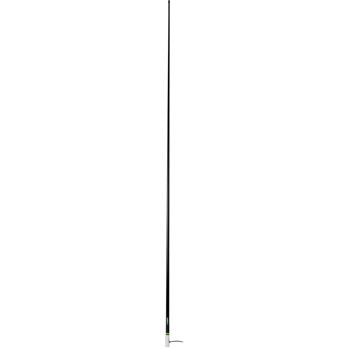 Scout 8 Black VHF Antenna 6dB Heavy Stainless Steel Ferrule w6M RG-8x Includes PL-259 Heavy Duty Offshore Antenna KS-43 PF AN NVHF00021T