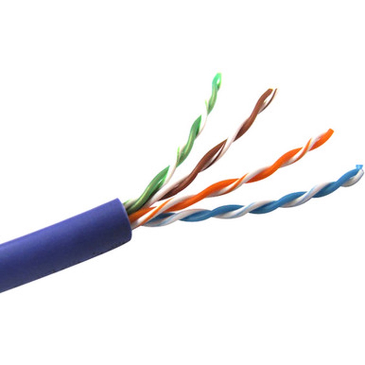 Weltron Cat5E Solid (CMR) 4 Pair - T2404L5E-PL