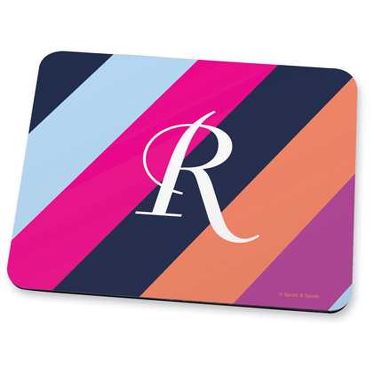 Simply my initial pink Mouse Pad
