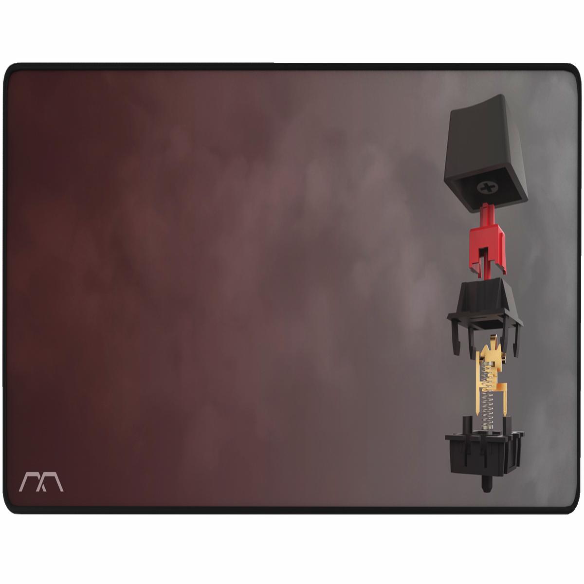 MK Red MX Switch Desk Mat Extra Large