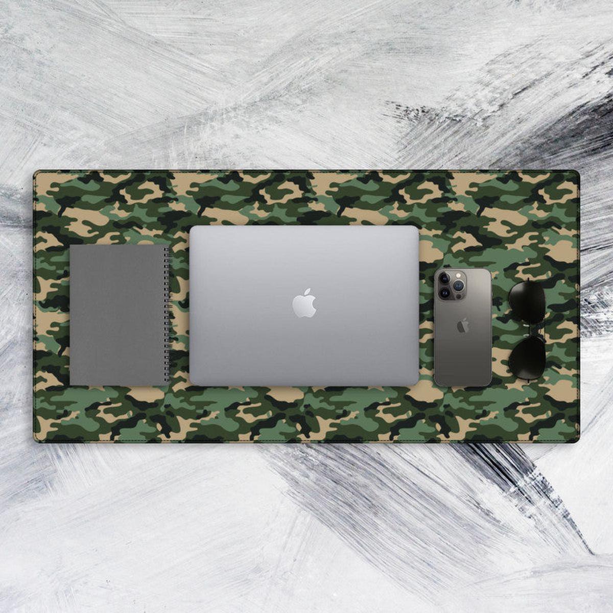 Green Camo Tech Mat