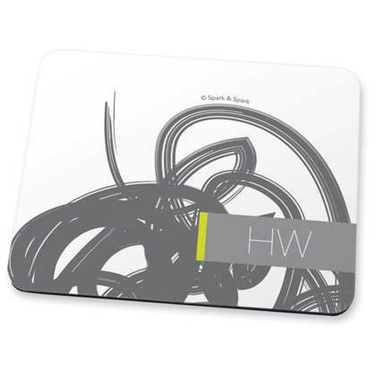 Grey urban graffiti Mouse Pad