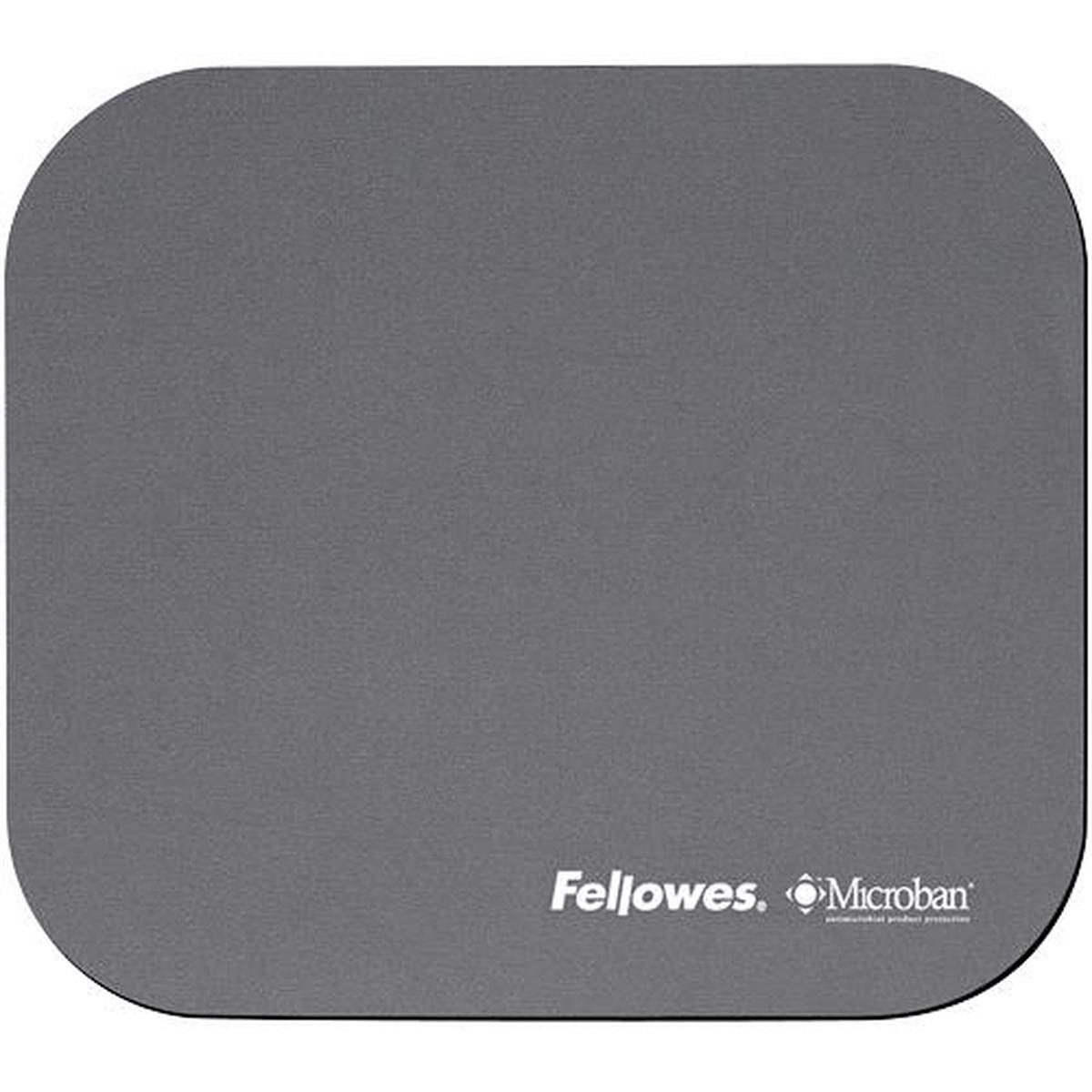 Fellowes Microban Mousepad Grey 5934005