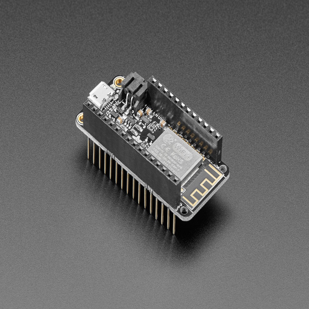 Assembled Feather HUZZAH w/ ESP8266 WiFi With Stacking Headers
