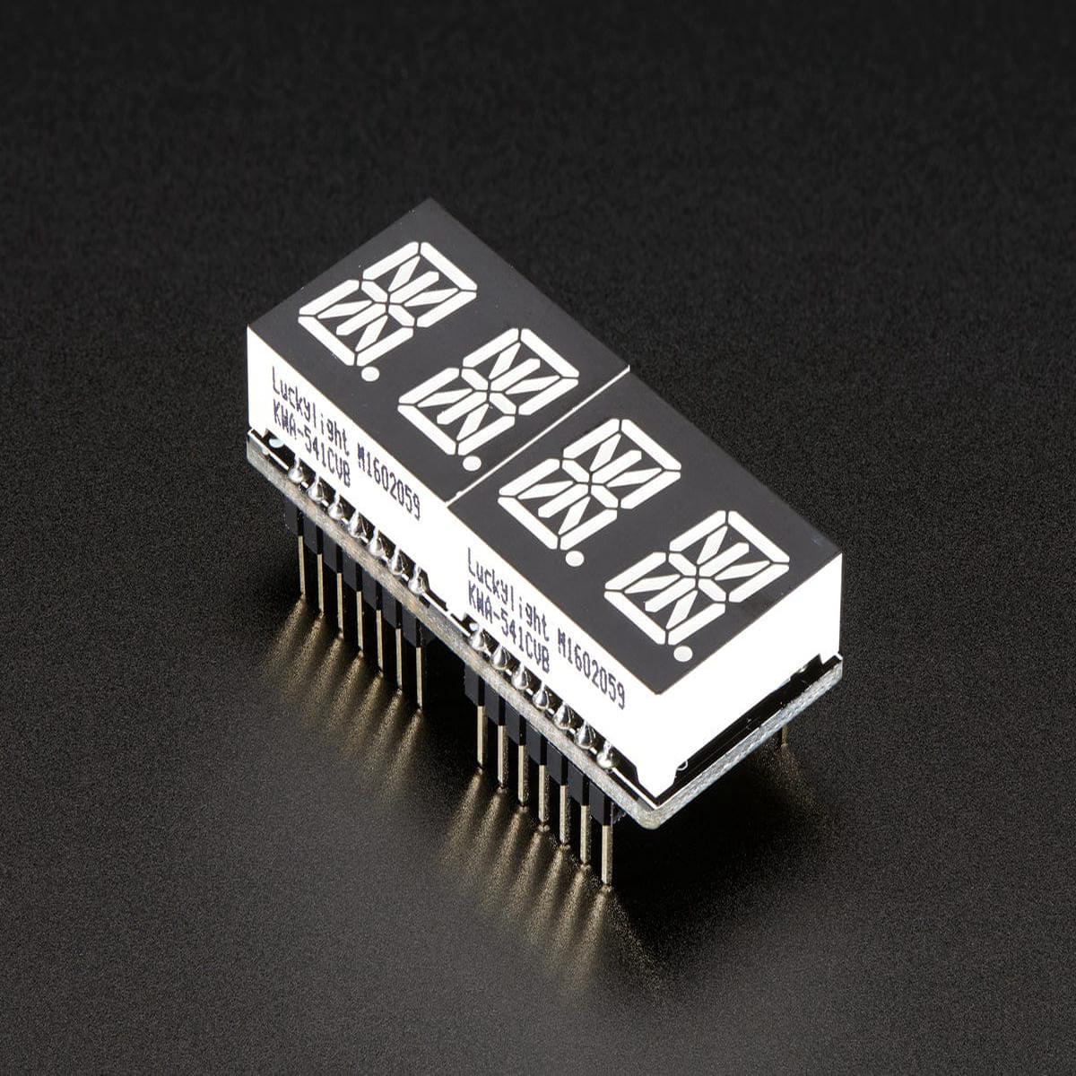 Adafruit 0.54 Quad Alphanumeric FeatherWing Display - Red