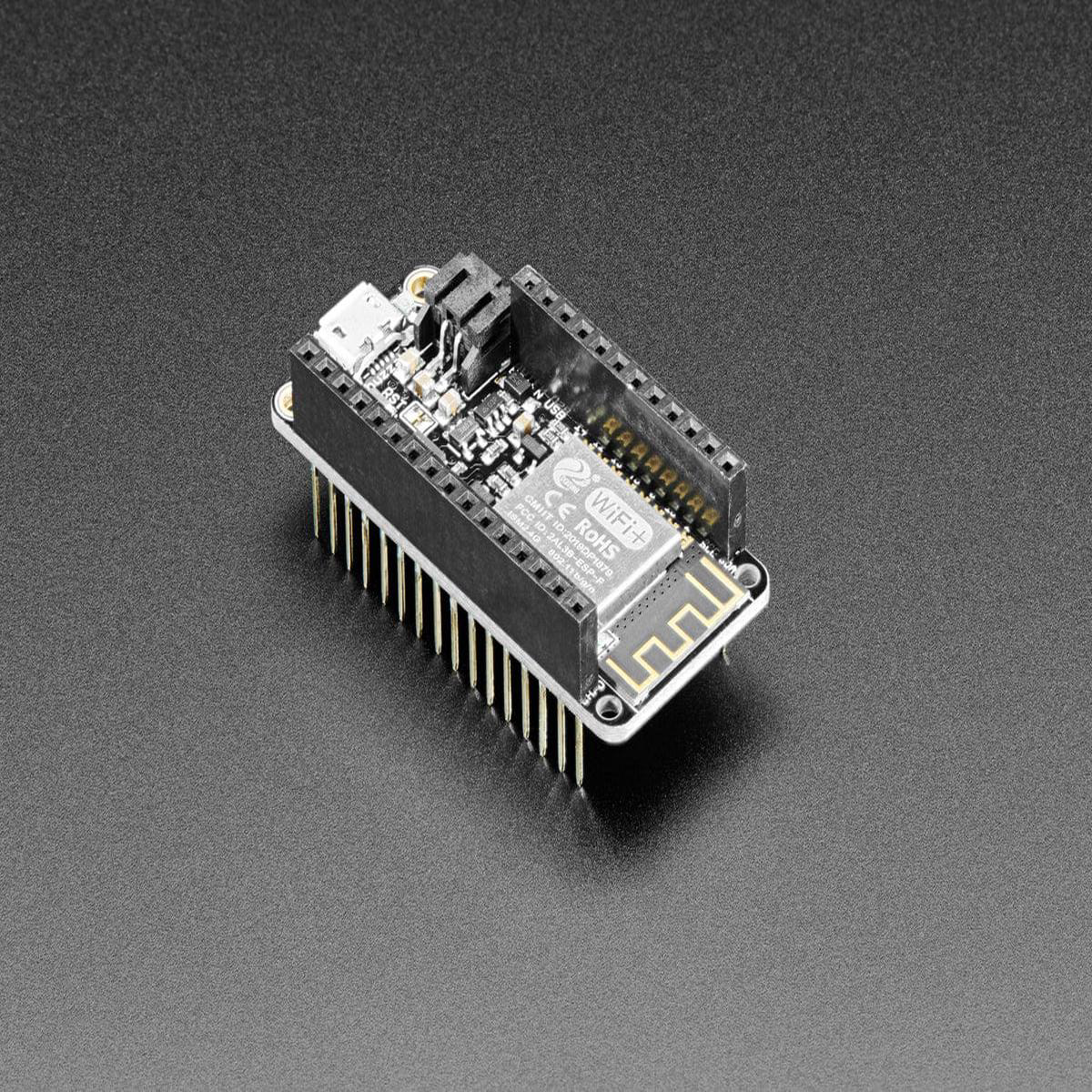 Assembled Feather HUZZAH w ESP8266 WiFi With Stacking Headers
